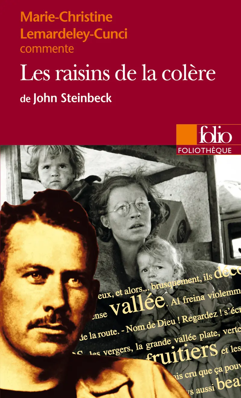 Les Raisins de la colère de John Steinbeck (Essai et dossier) - Marie-Christine Lemardeley-Cunci