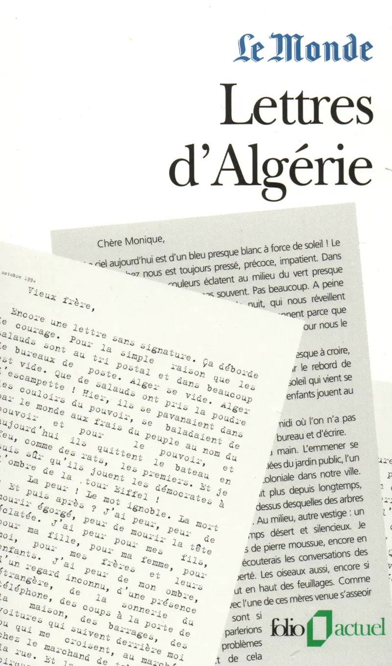 Lettres d'Algérie - Collectif