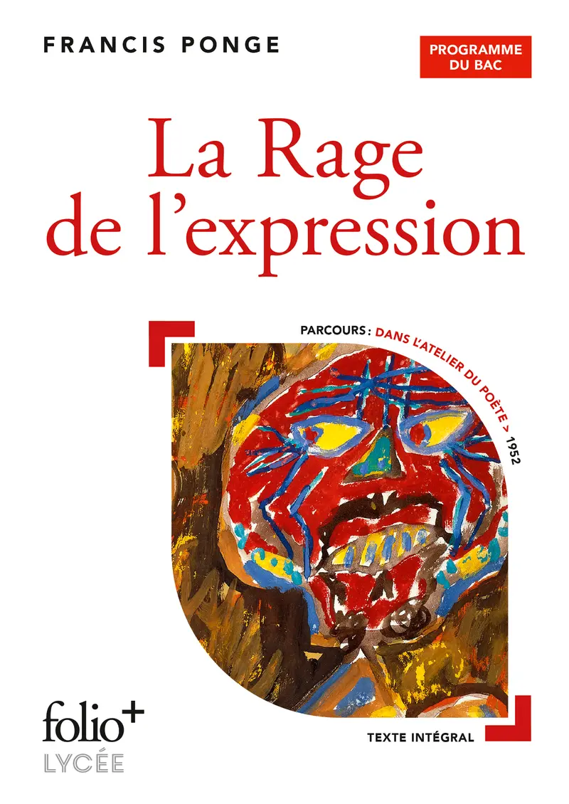 La Rage de l'expression - Bac 2024 - Francis Ponge
