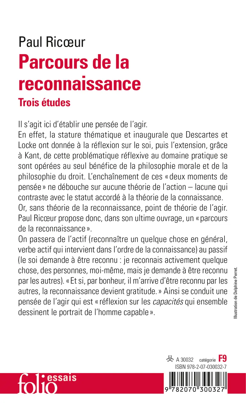 Parcours de la reconnaissance - Paul Ricœur