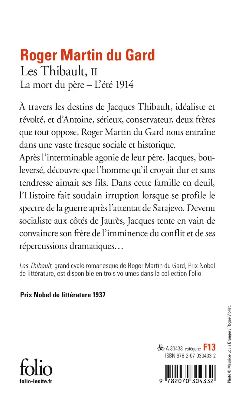 Les Thibault - 2 - Roger Martin du Gard