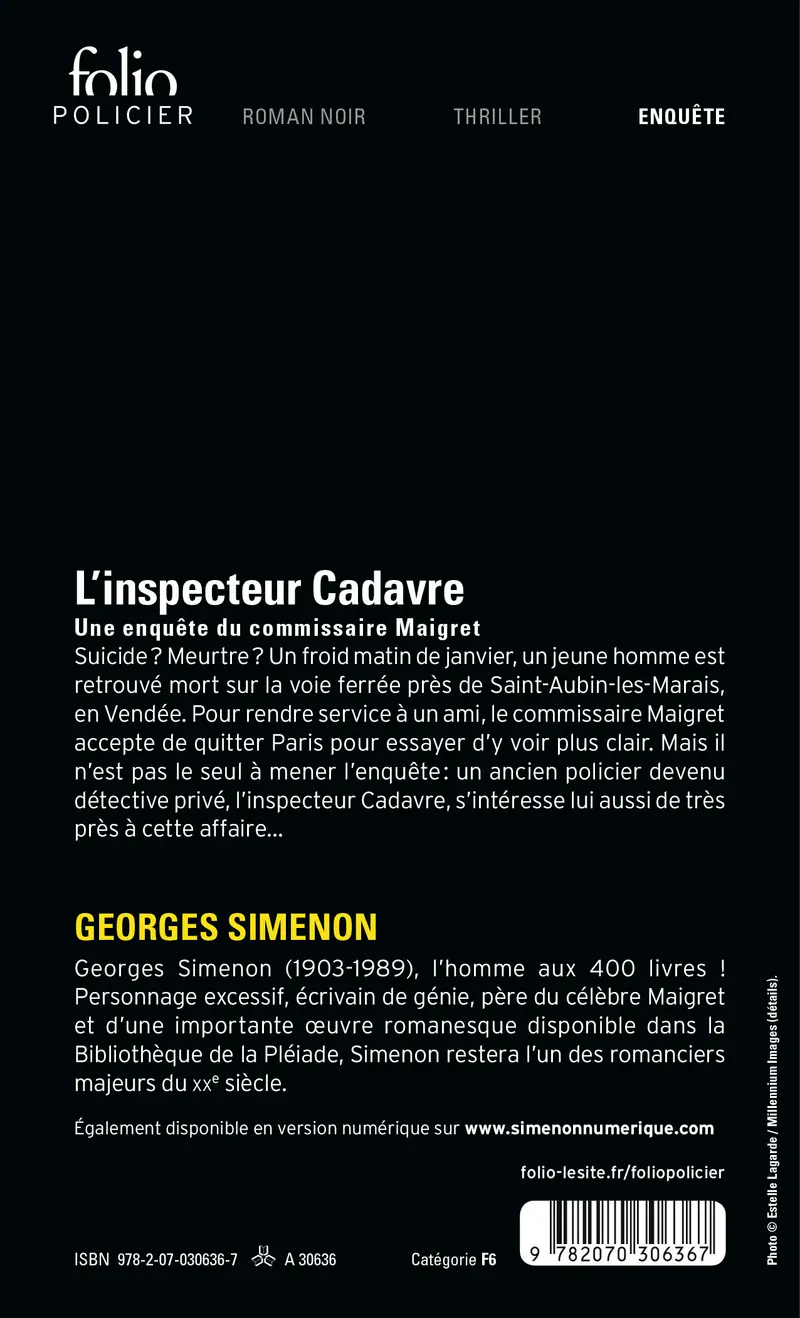 L'inspecteur Cadavre - Georges Simenon
