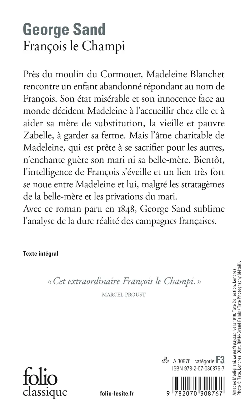 François le Champi - George Sand