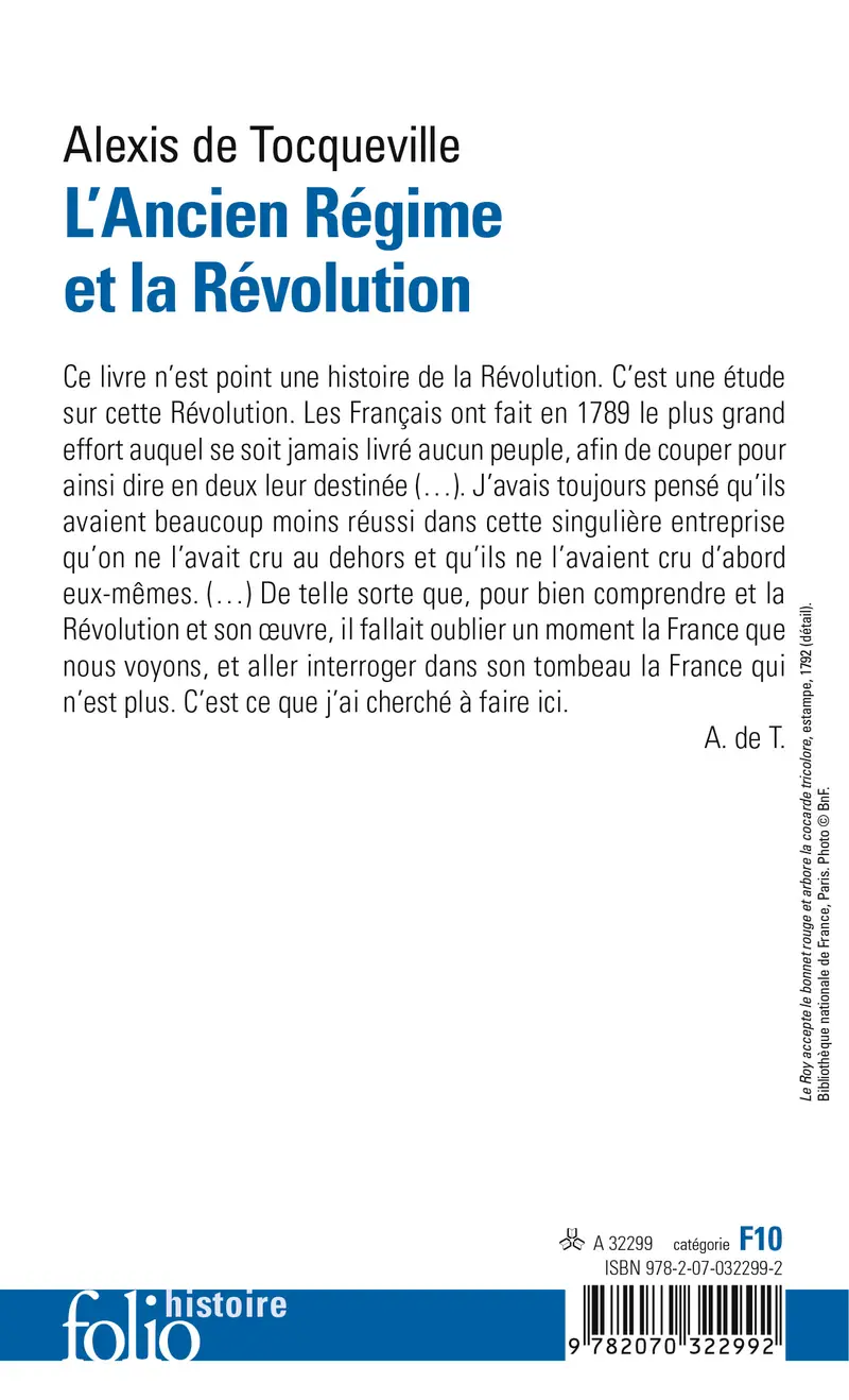 L'Ancien Régime et la Révolution - Alexis de Tocqueville