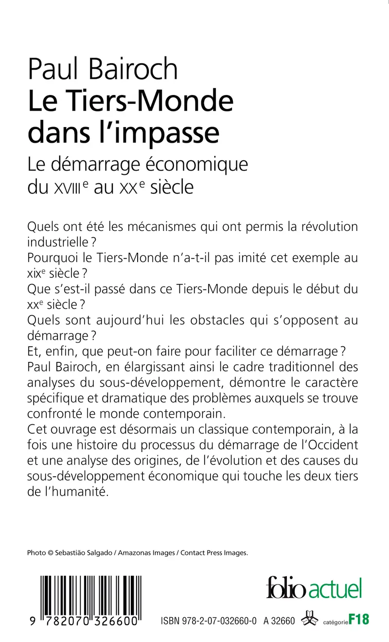 Le Tiers-Monde dans l'impasse - Paul Bairoch