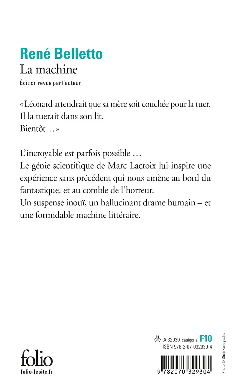 La machine - René Belletto