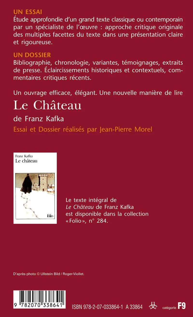 Le Château de Franz Kafka (Essai et dossier) - Jean-Pierre Morel