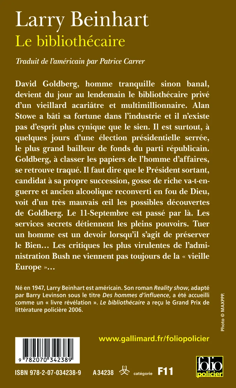 Le bibliothécaire - Larry Beinhart