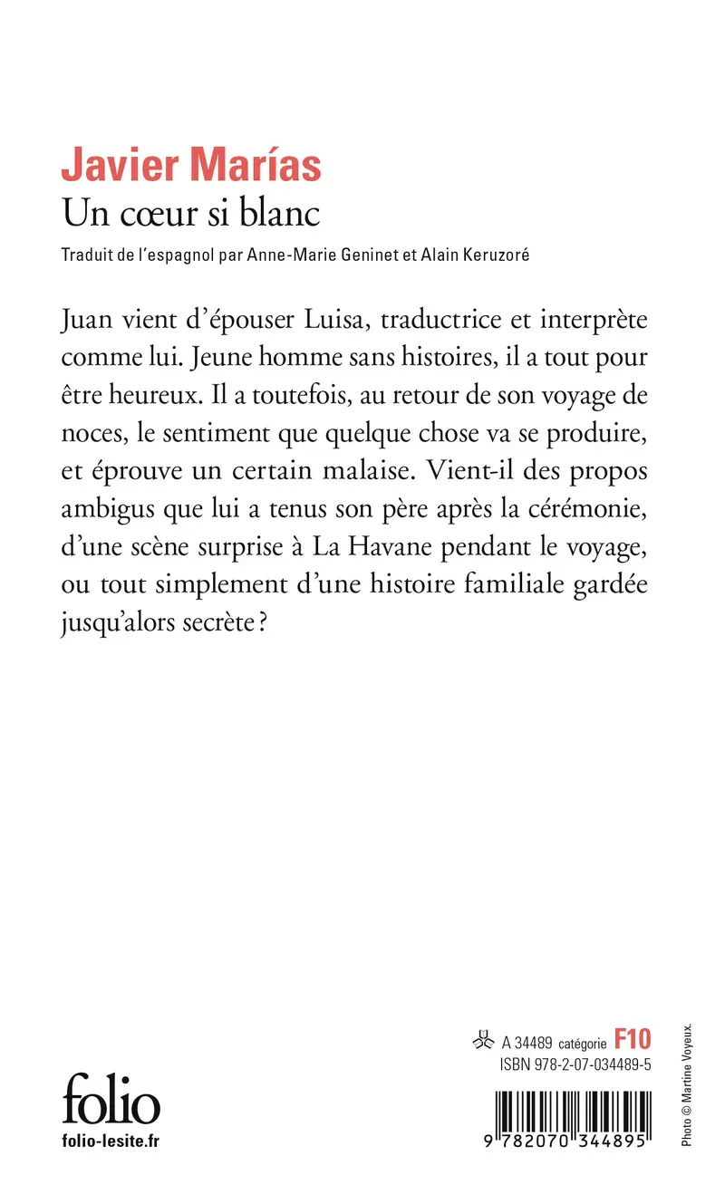 Un cœur si blanc - Javier Marías