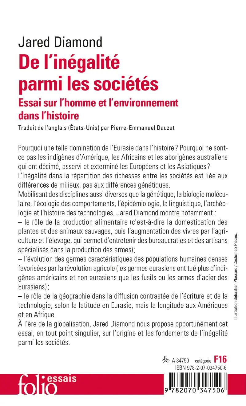 De l'inégalité parmi les sociétés - Jared Diamond