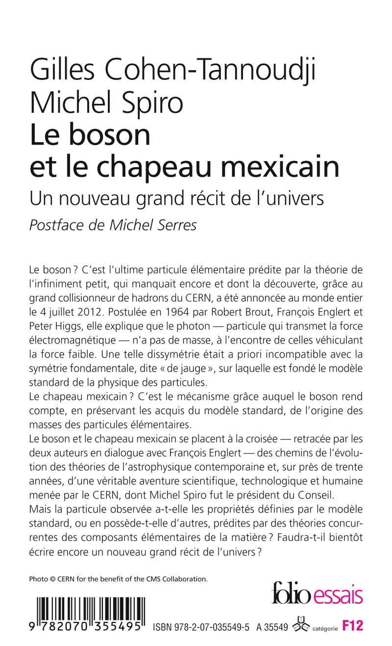 Le boson et le chapeau mexicain - Gilles Cohen-Tannoudji - Michel Spiro