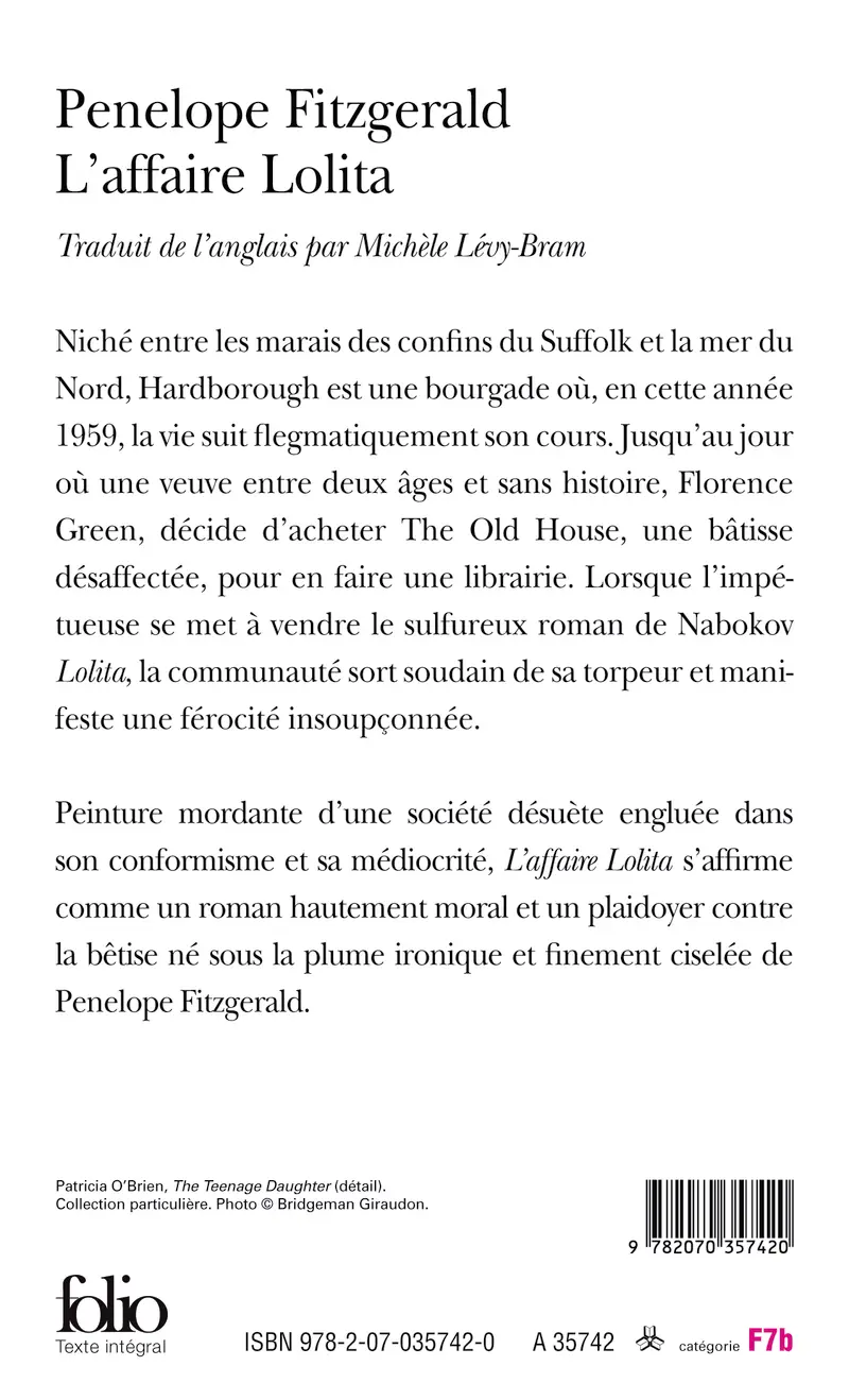 L'affaire Lolita - Penelope Fitzgerald