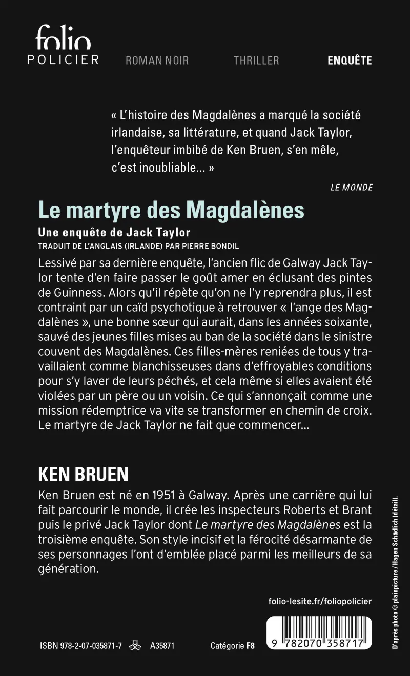 Le martyre des Magdalènes - Ken Bruen