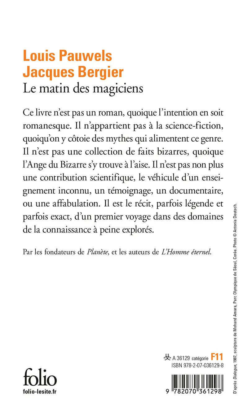 Le matin des magiciens - Louis Pauwels - Jacques Bergier