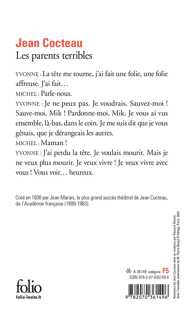 Les Parents terribles - Jean Cocteau