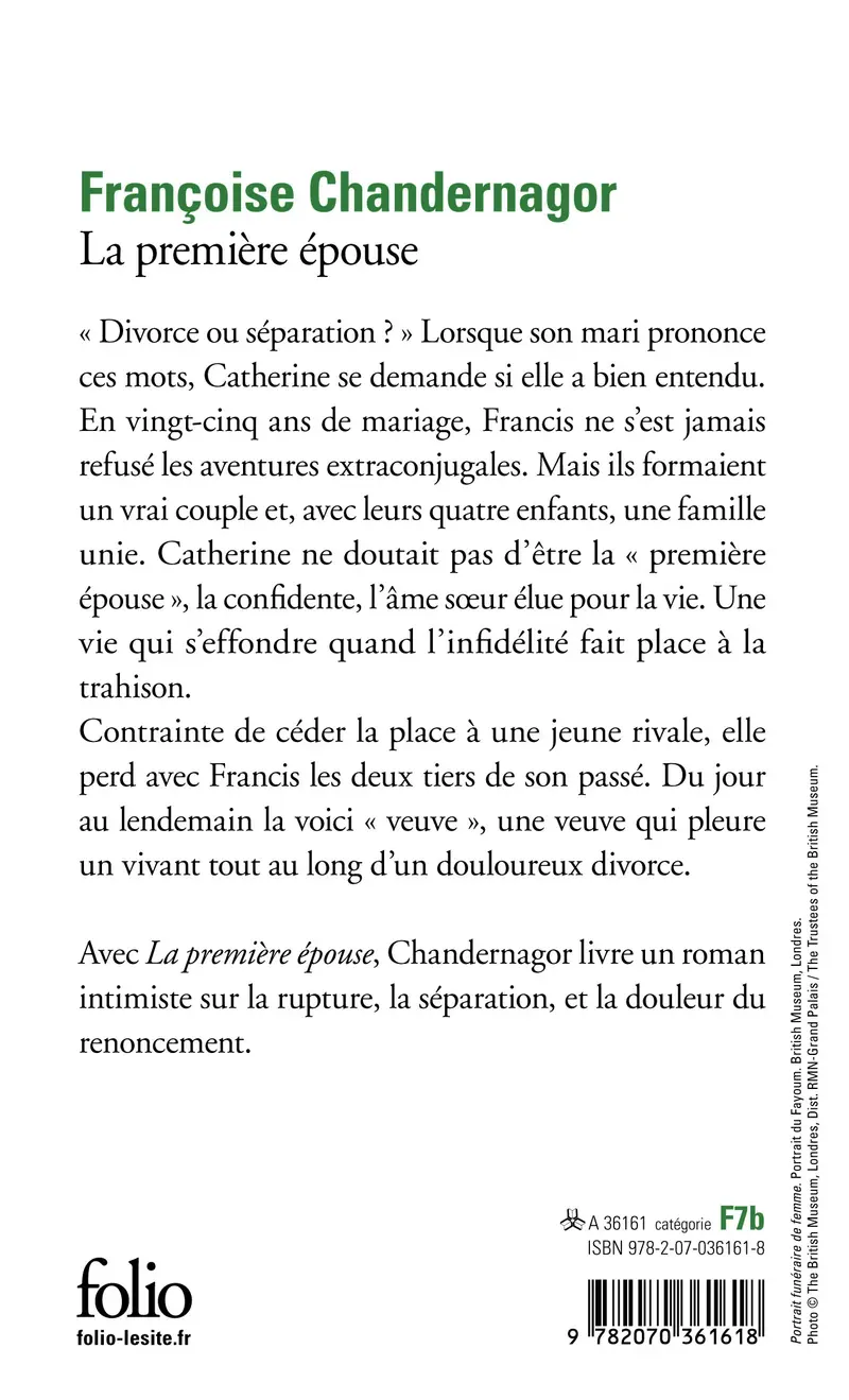 La première épouse - Françoise Chandernagor