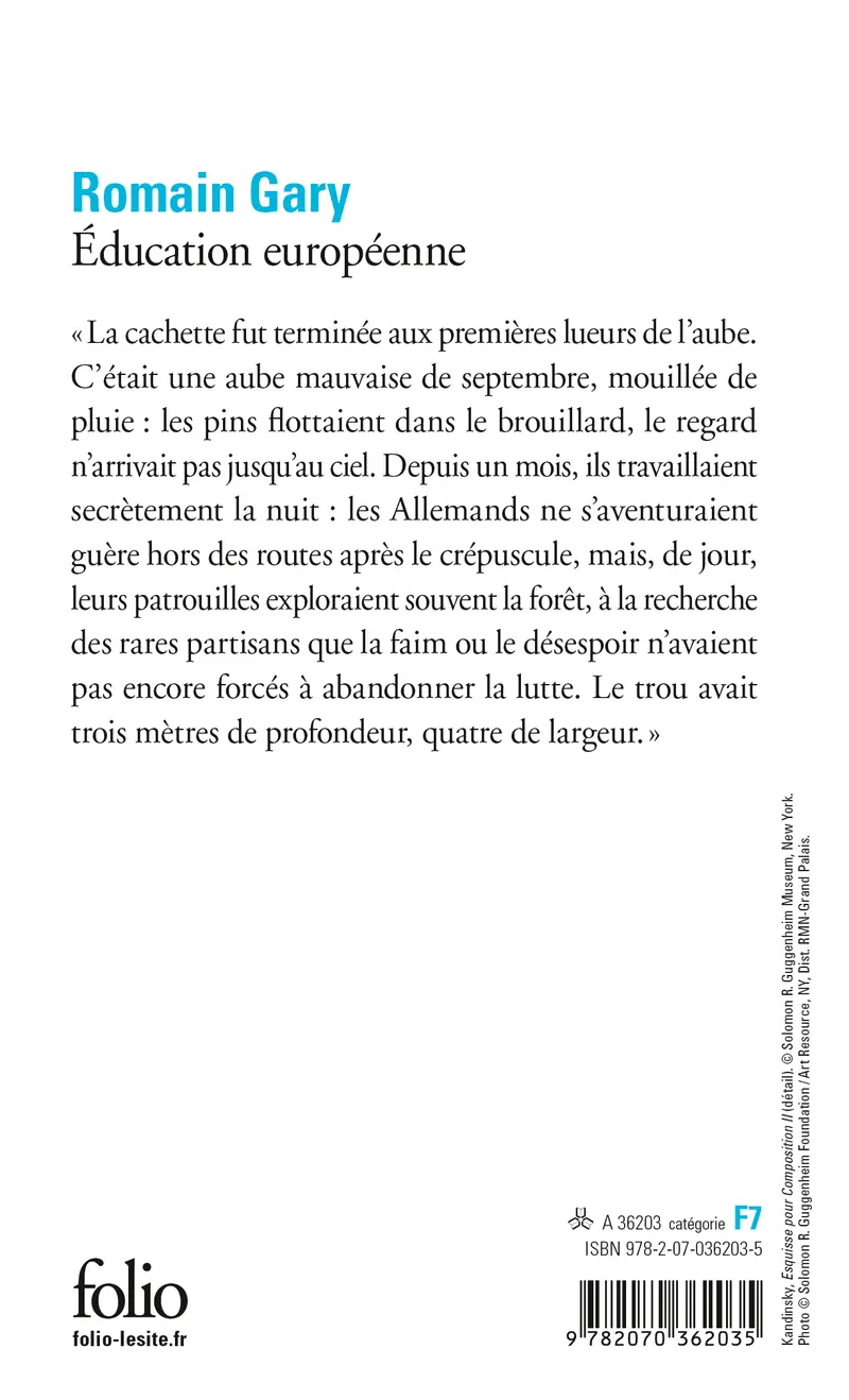 Éducation européenne - Romain Gary