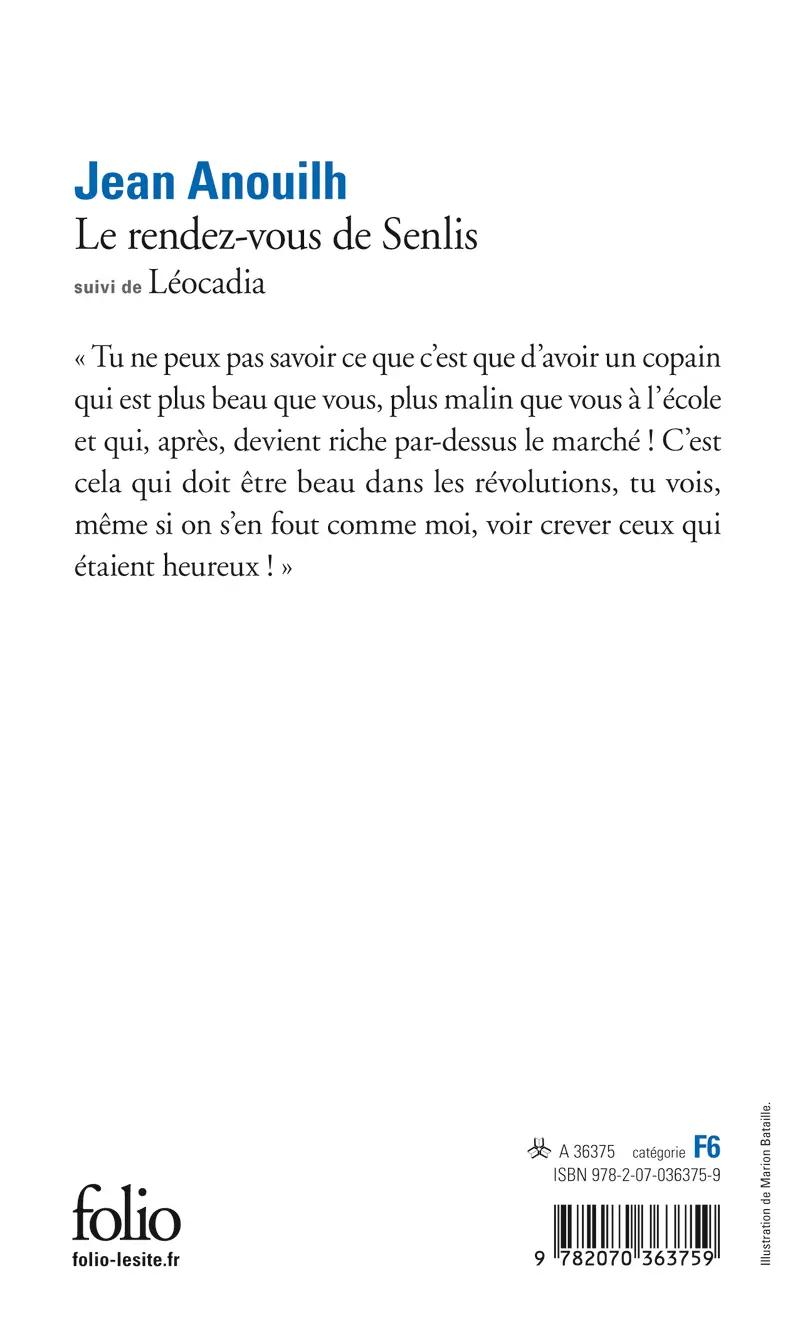 Le Rendez-vous de Senlis suivi de Léocadia - Jean Anouilh