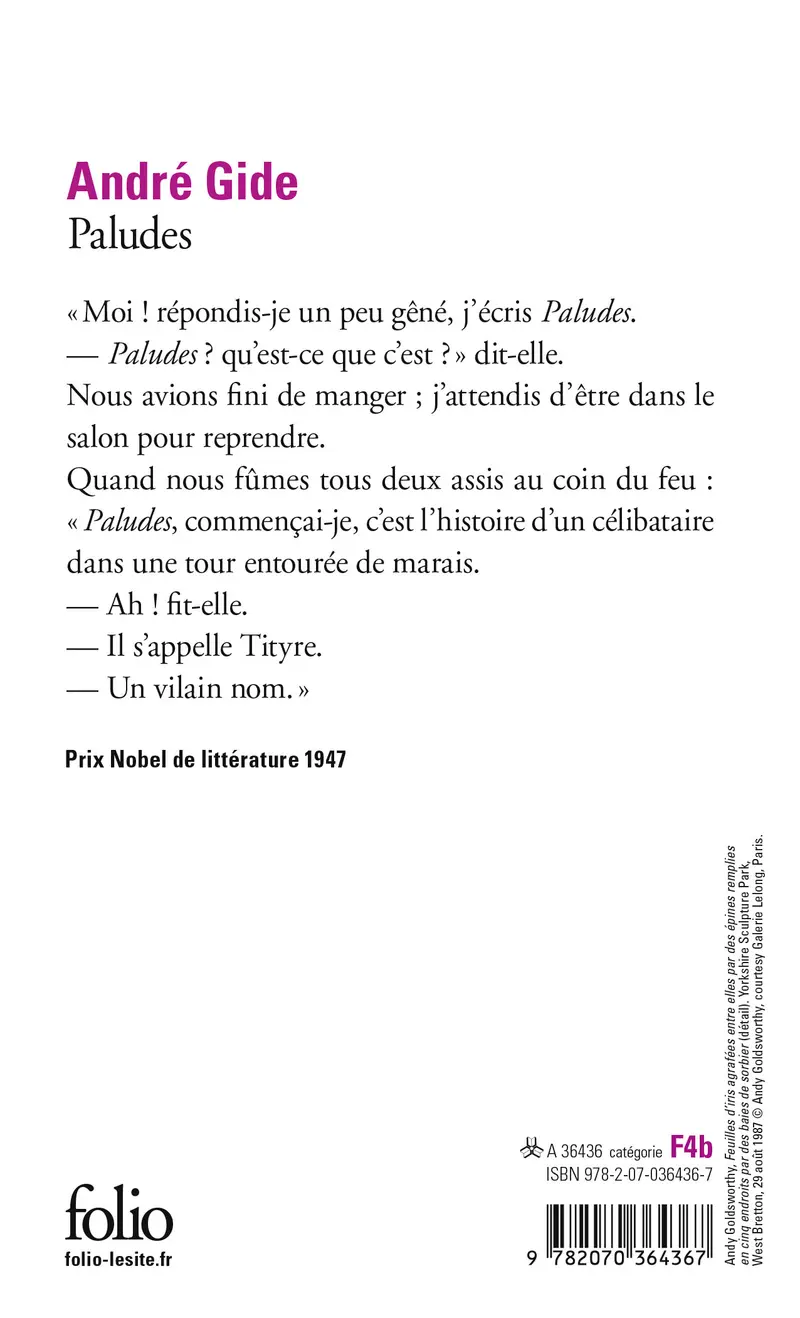 Paludes - André Gide