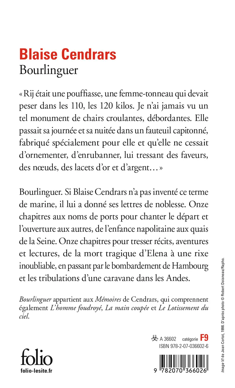 Bourlinguer - Blaise Cendrars