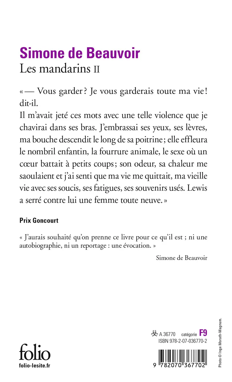 Les Mandarins - 2 - Simone de Beauvoir