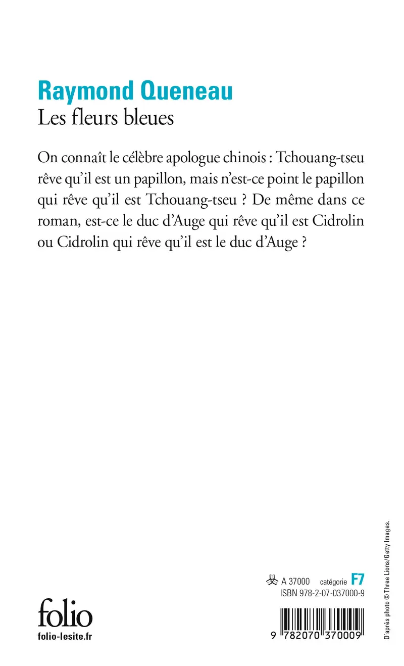 Les fleurs bleues - Raymond Queneau