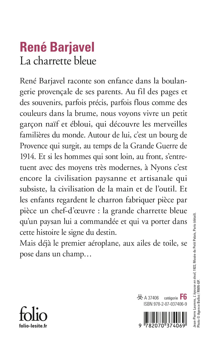 La Charrette bleue - René Barjavel