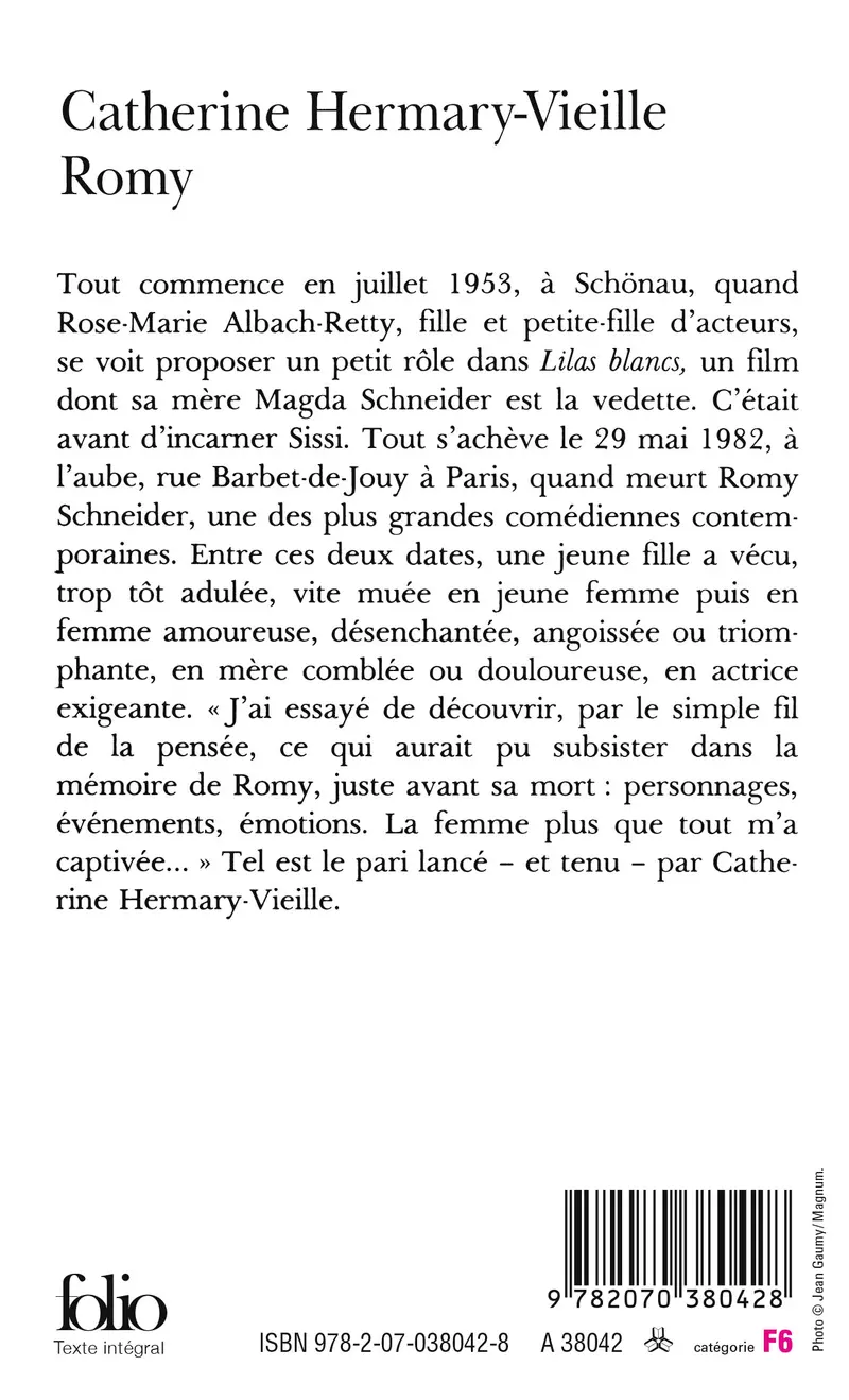 Romy - Catherine Hermary-Vieille