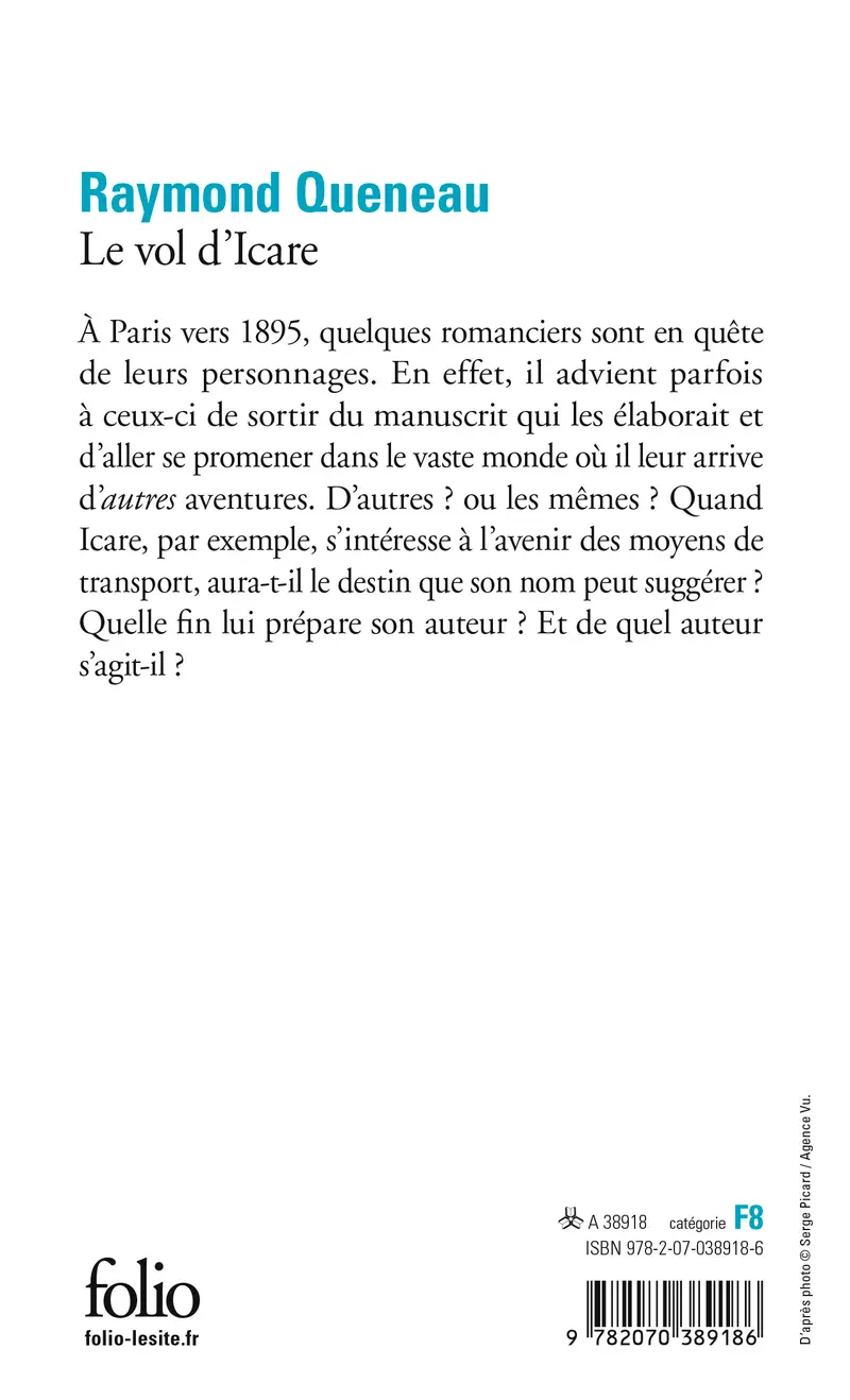 Le Vol d'Icare - Raymond Queneau