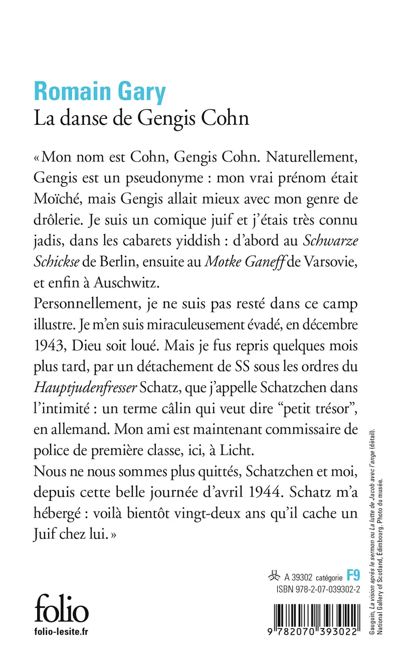 La danse de Gengis Cohn - Romain Gary