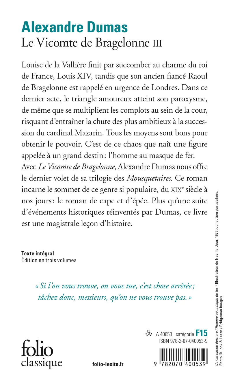 Le Vicomte de Bragelonne - 3 - Alexandre Dumas