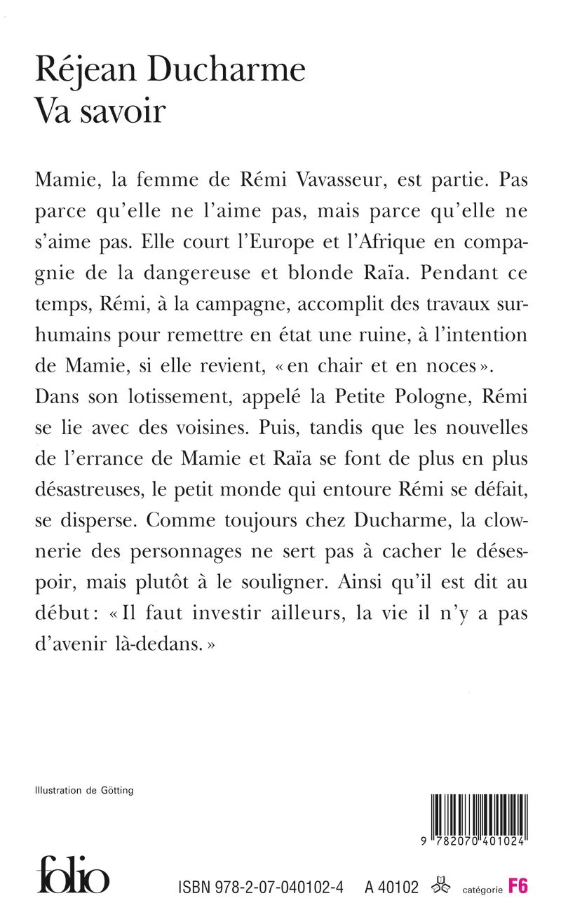 Va savoir - Réjean Ducharme