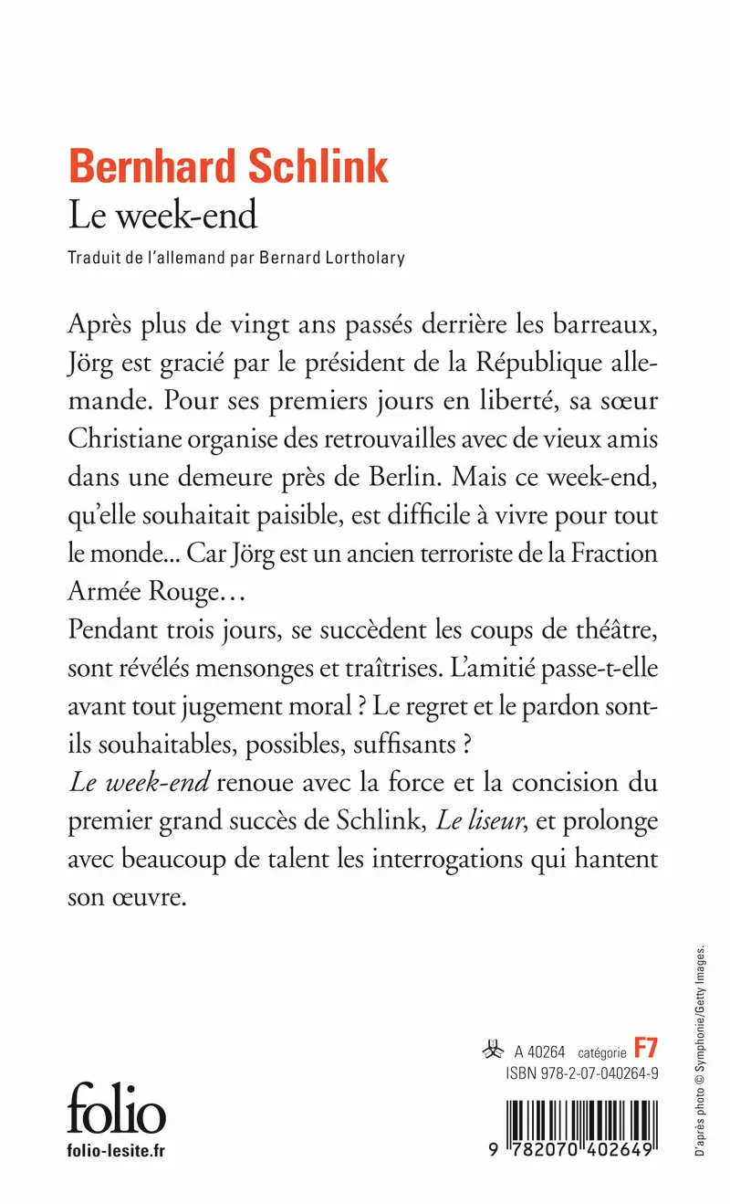 Le week-end - Bernhard Schlink