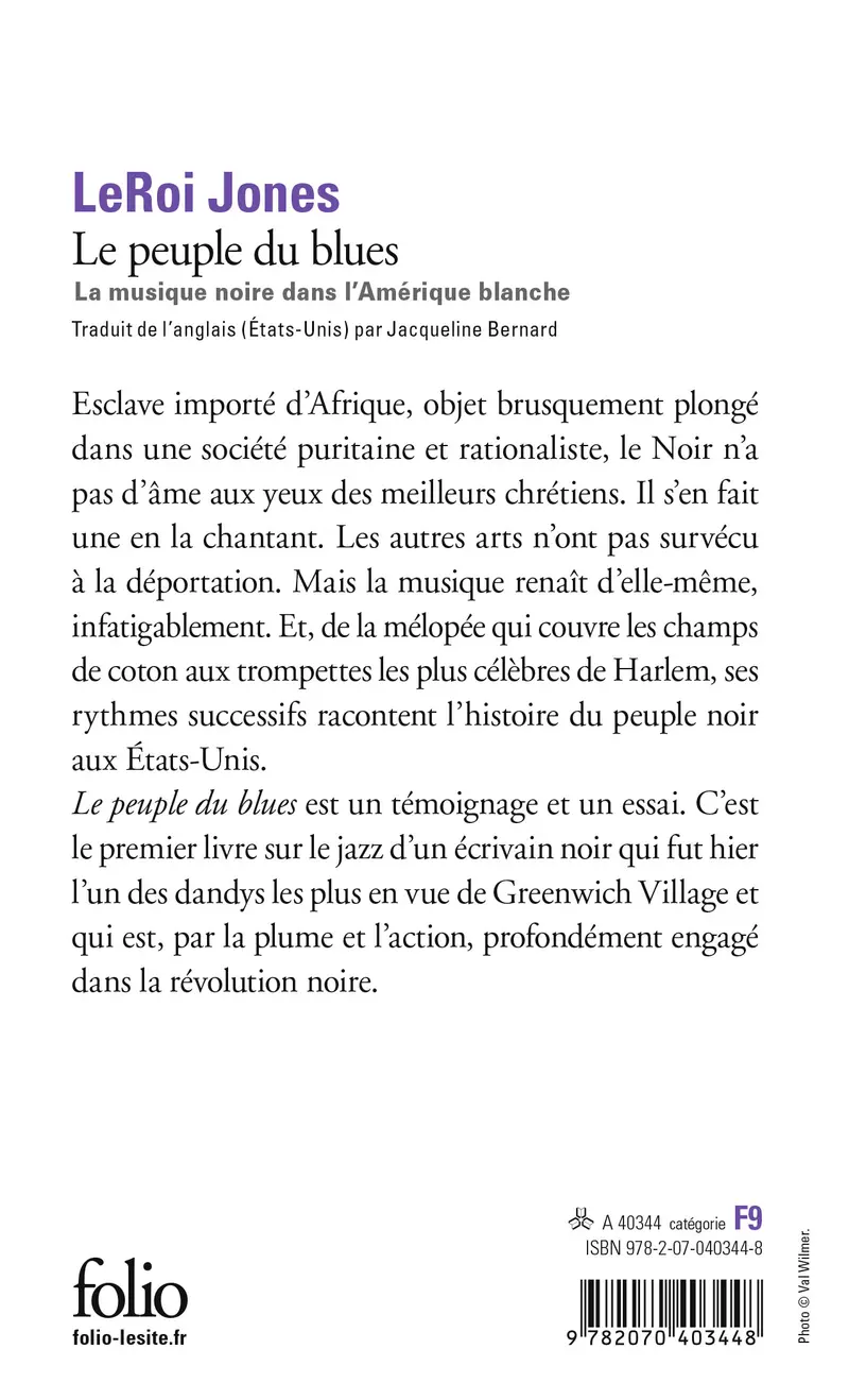 Le peuple du blues - LeRoi Jones