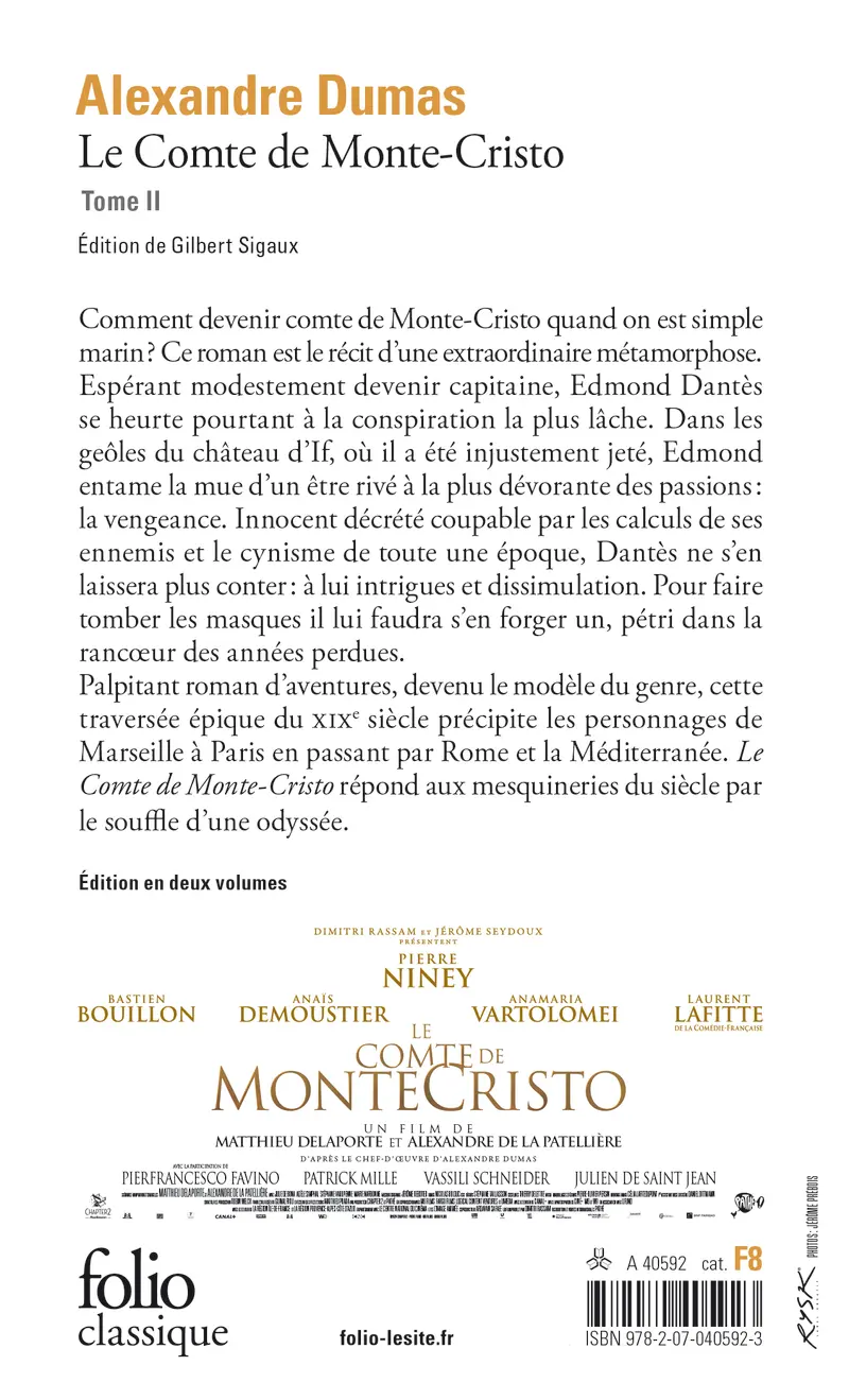 Le Comte de Monte-Cristo - 2 - Alexandre Dumas