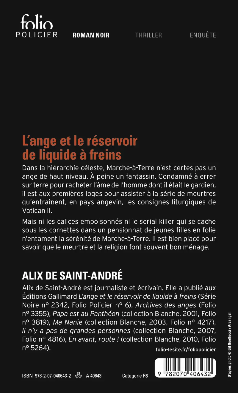 L'Ange et le réservoir de liquide à freins - Alix de Saint-André