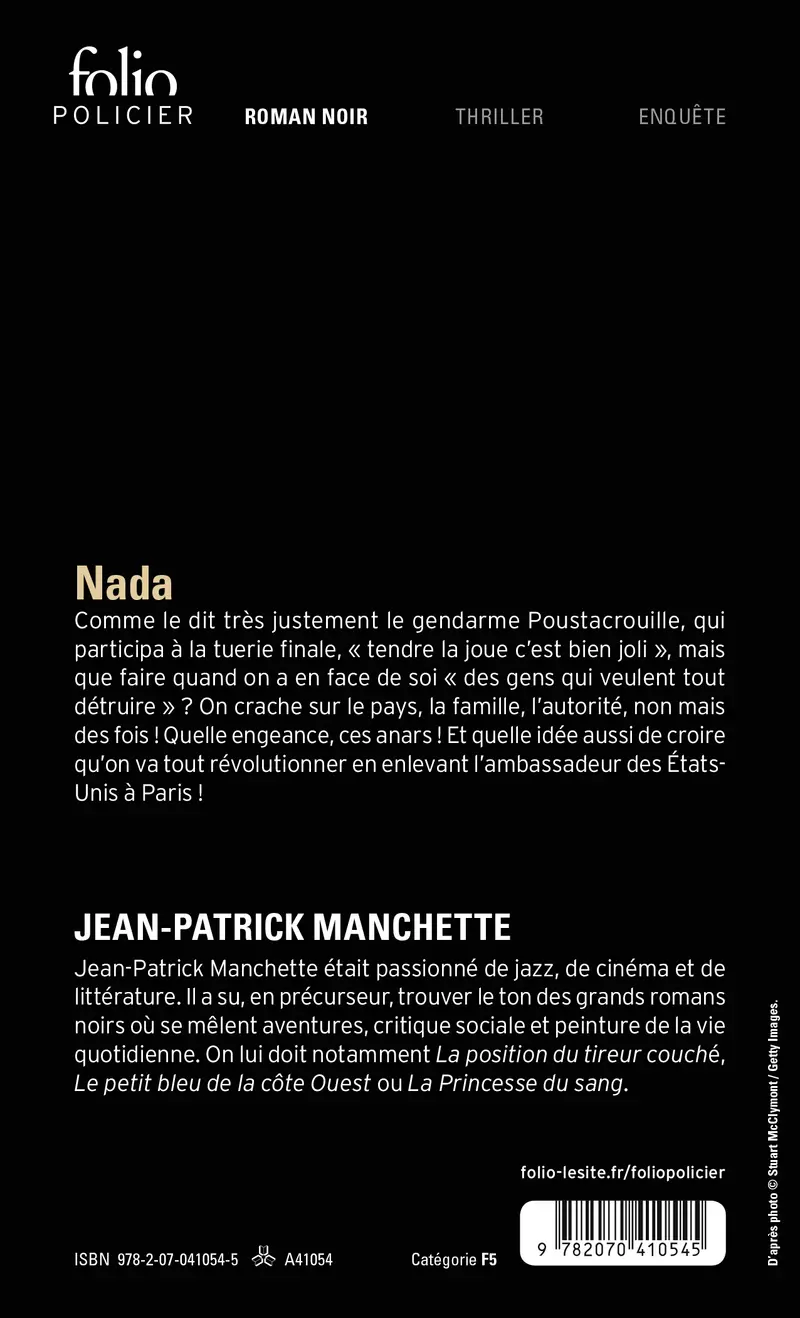 Nada - Jean-Patrick Manchette