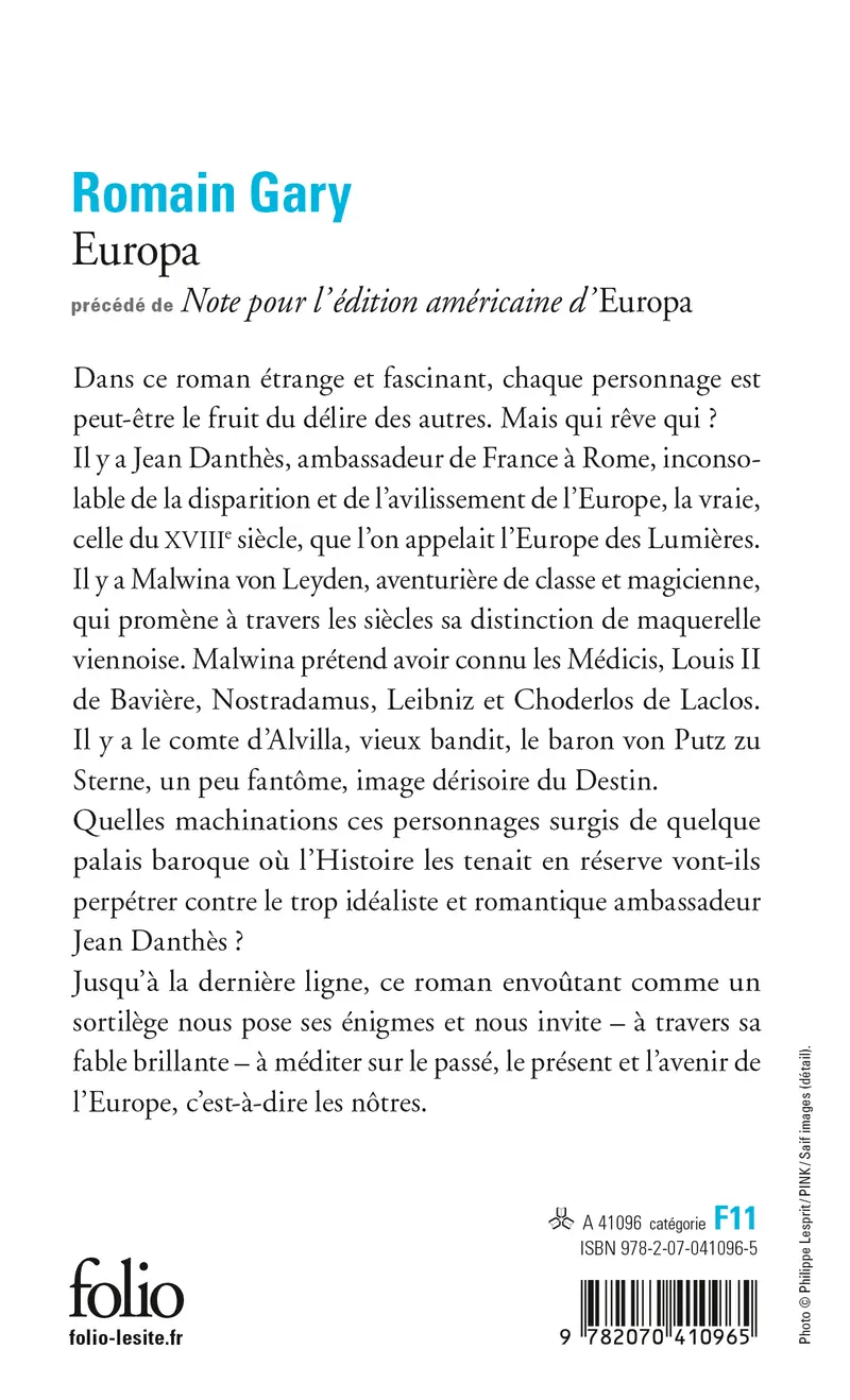 Europa - Romain Gary
