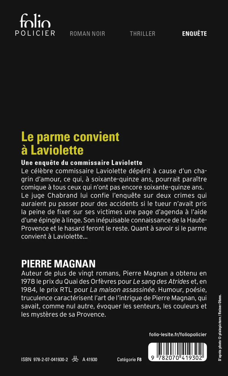 Le parme convient à Laviolette - Pierre Magnan