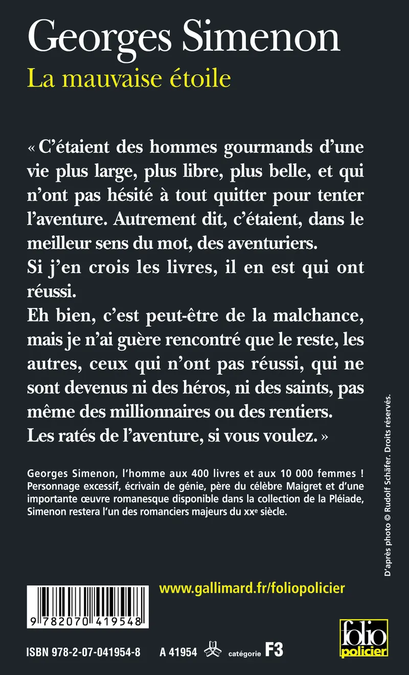 La Mauvaise étoile - Georges Simenon