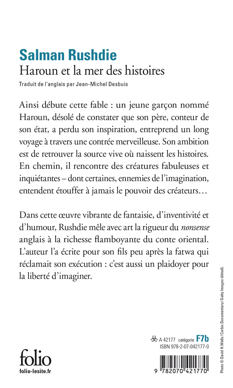 Haroun et la mer des histoires - Salman Rushdie