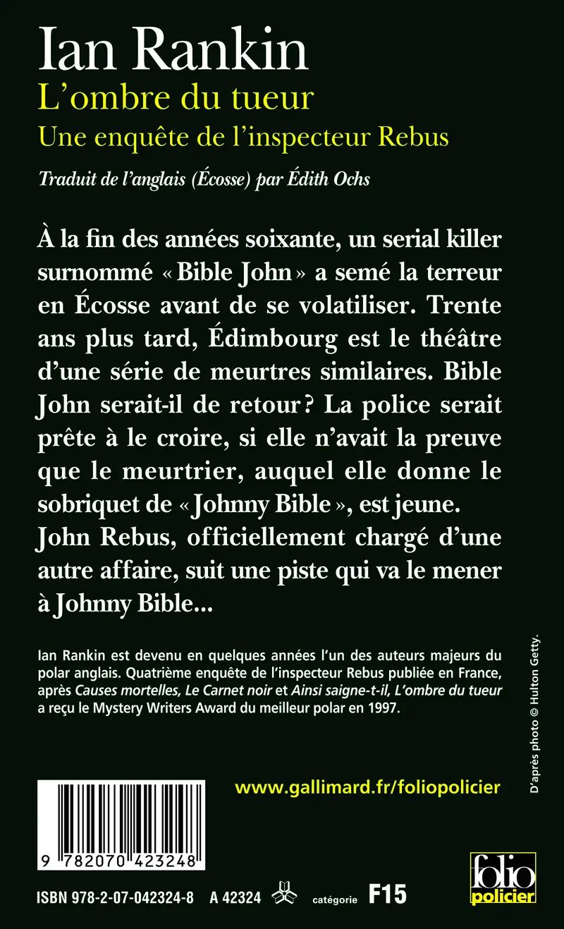 L'Ombre du tueur - Ian Rankin