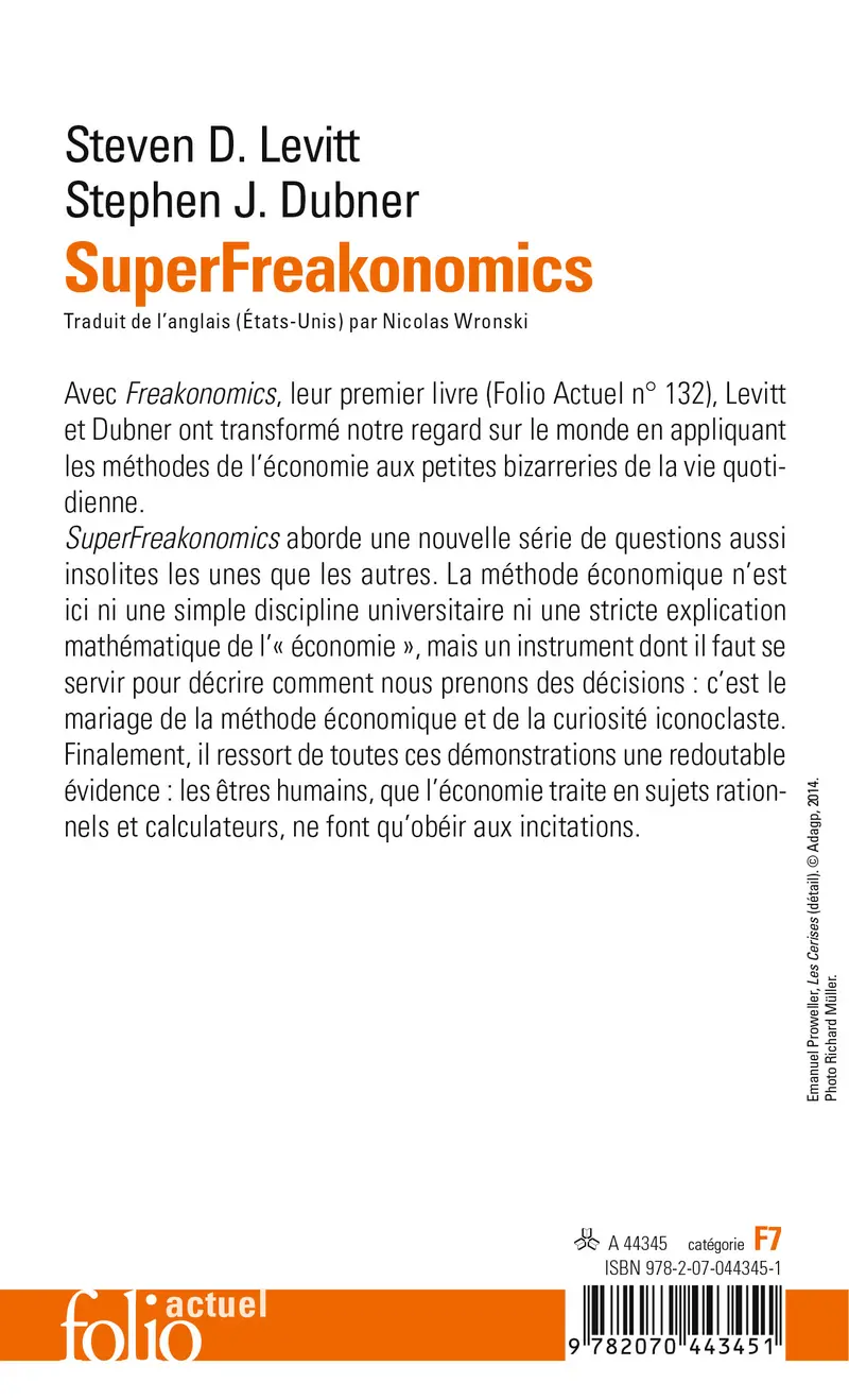 SuperFreakonomics - Stephen J. Dubner - Steven D. Levitt