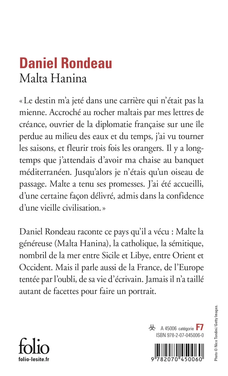 Malta Hanina - Daniel Rondeau