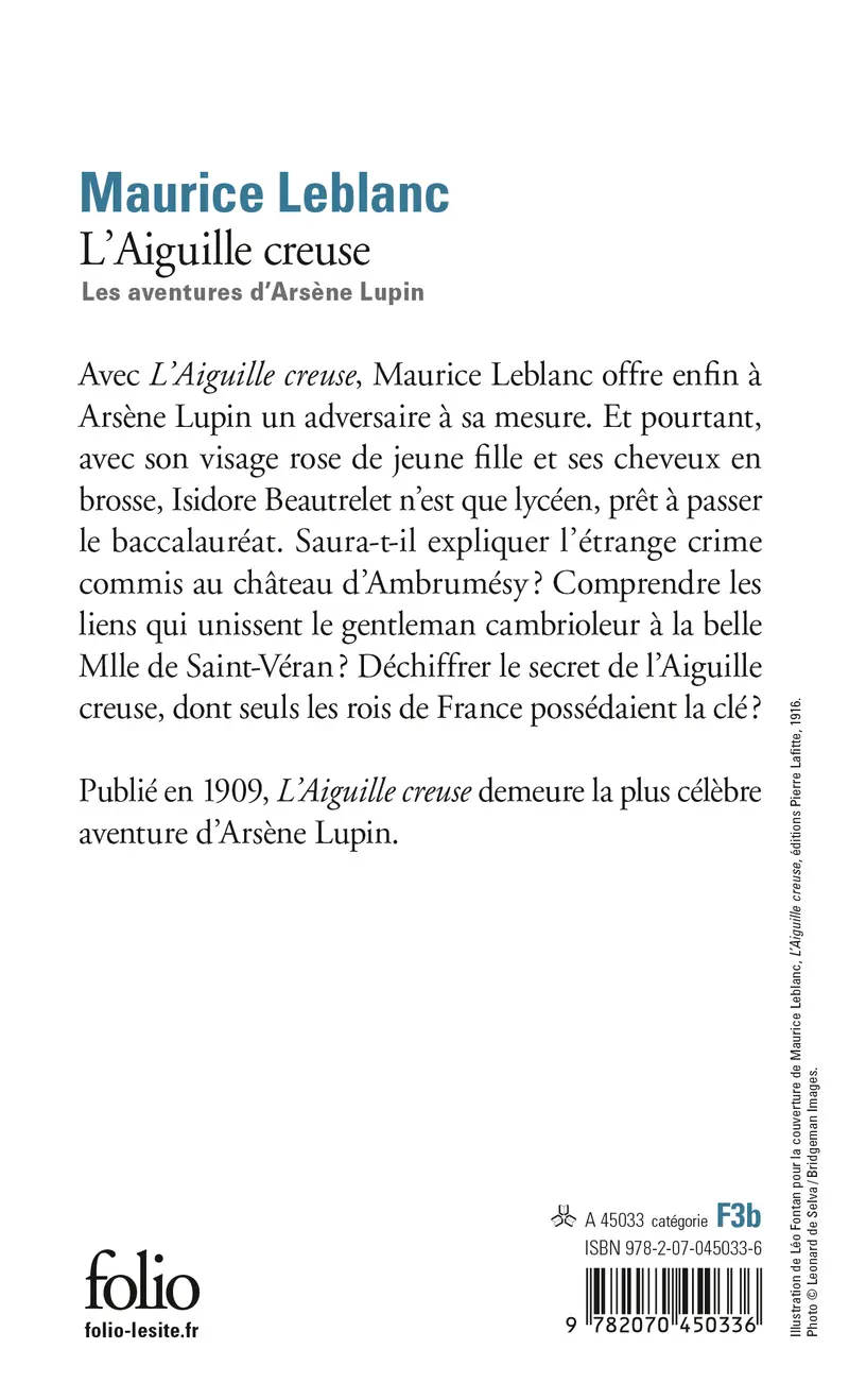 L'Aiguille creuse - Maurice Leblanc