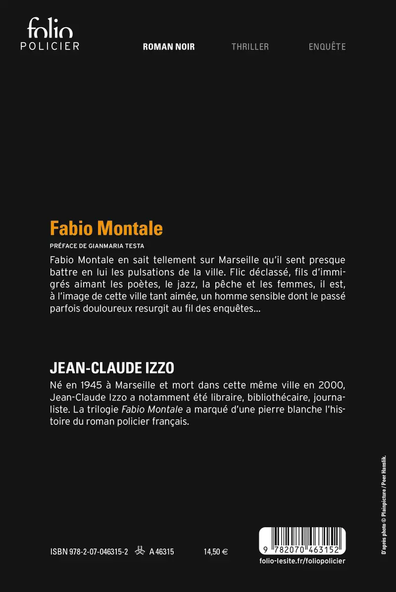 Fabio Montale - Jean-Claude Izzo