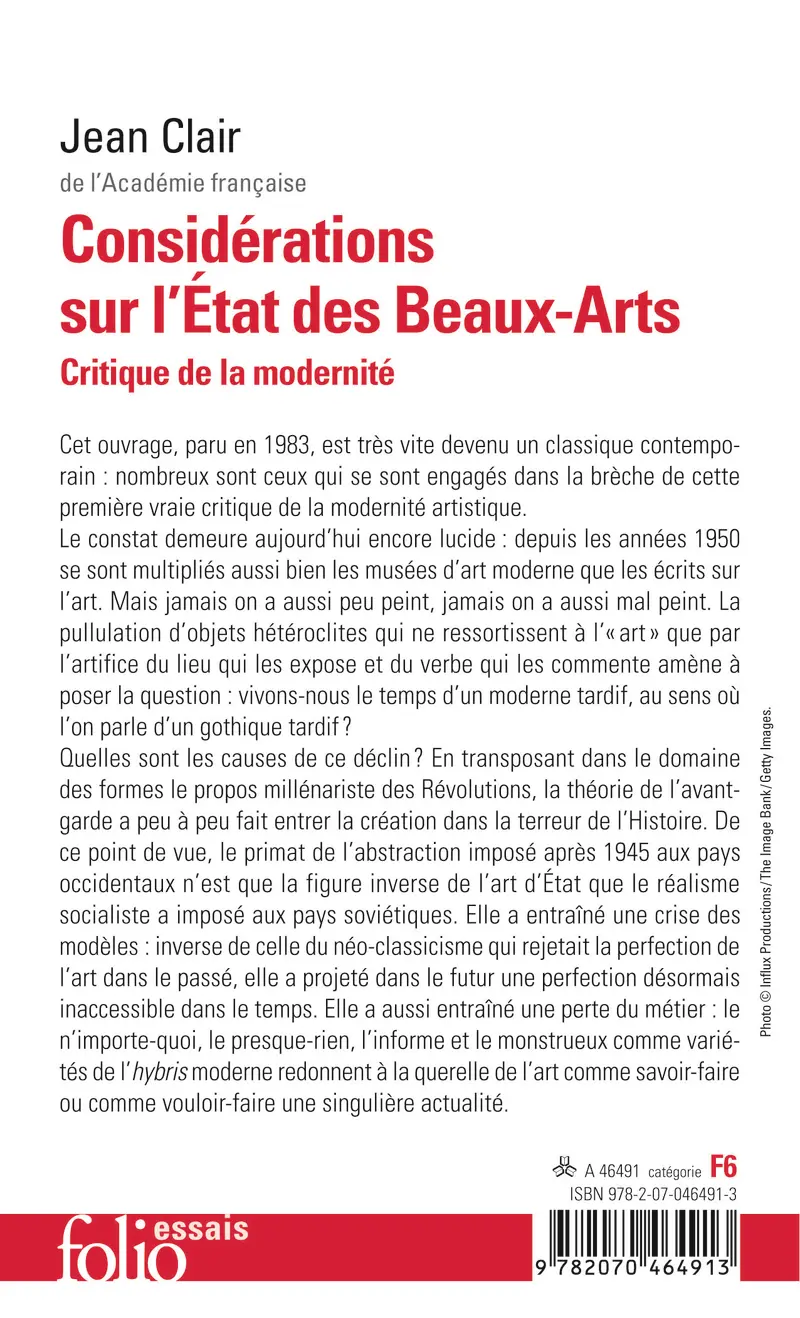 Considérations sur l'État des Beaux-Arts - Jean Clair
