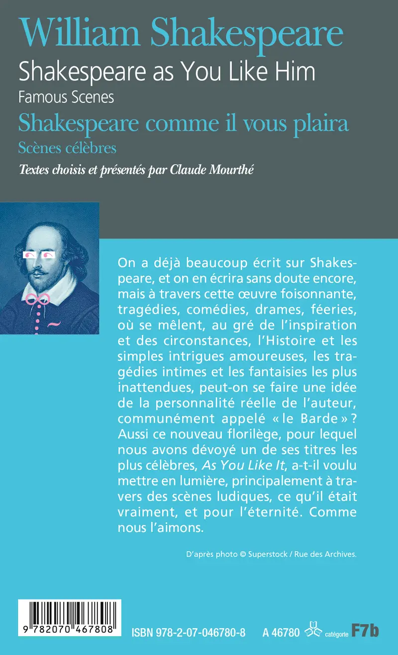 Shakespeare comme il vous plaira/Shakespeare as You Like Him - William Shakespeare