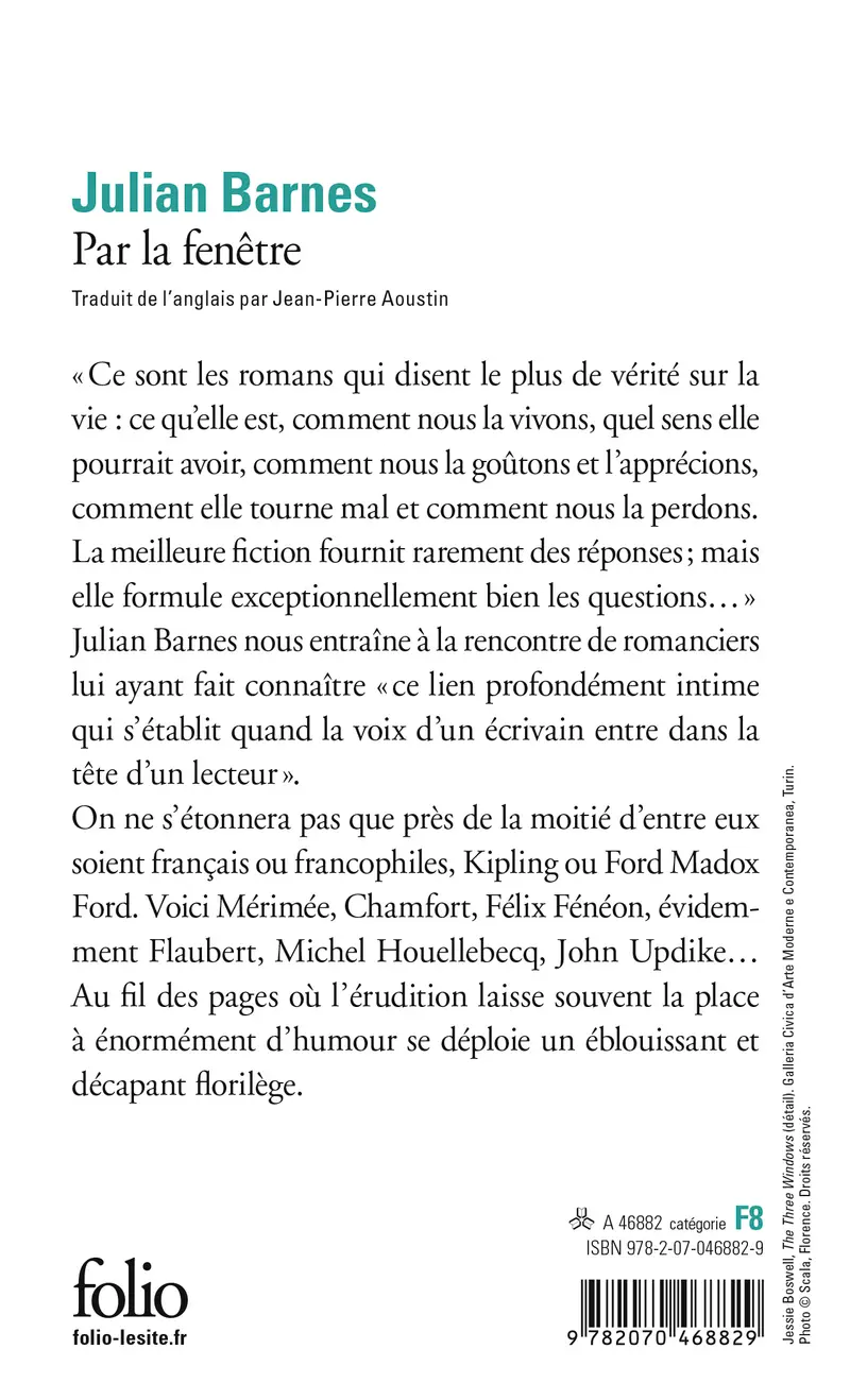 Par la fenêtre - Julian Barnes