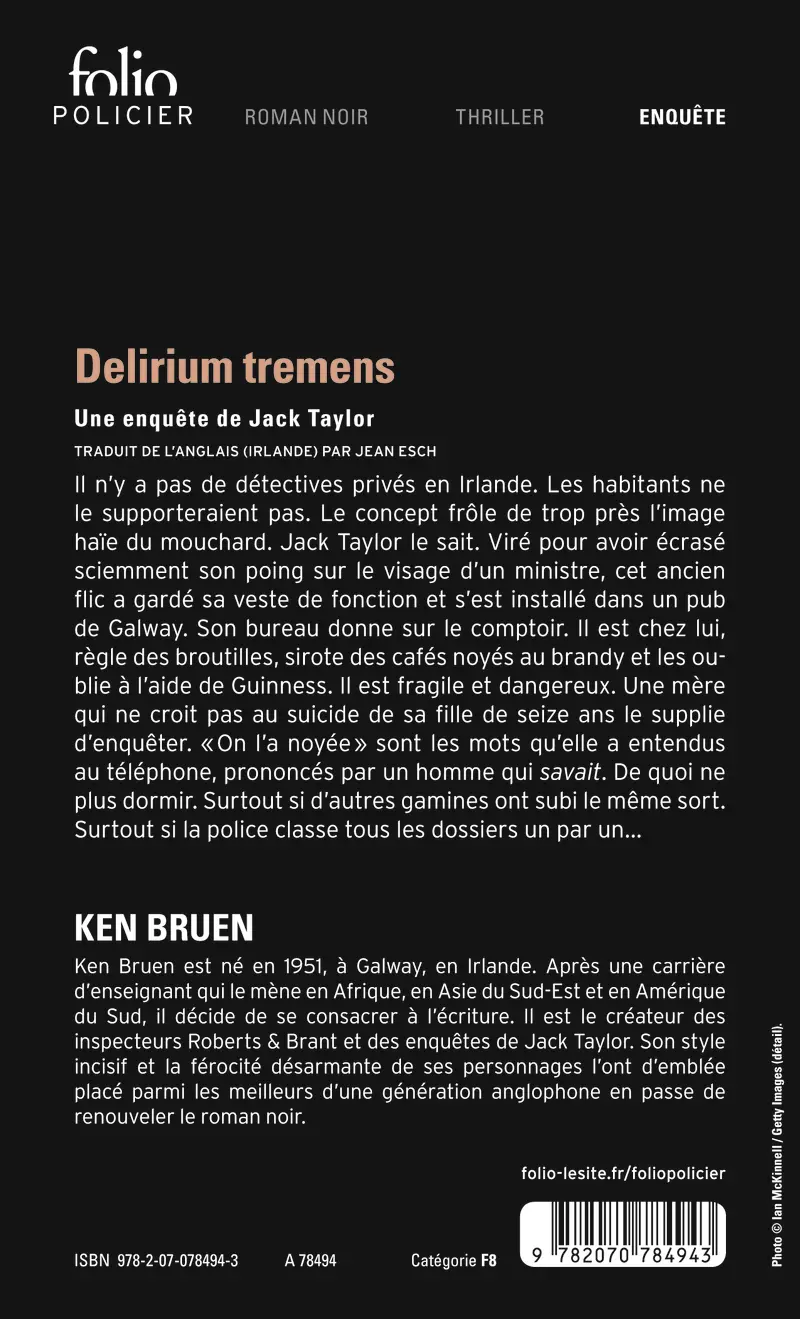Delirium Tremens - Ken Bruen
